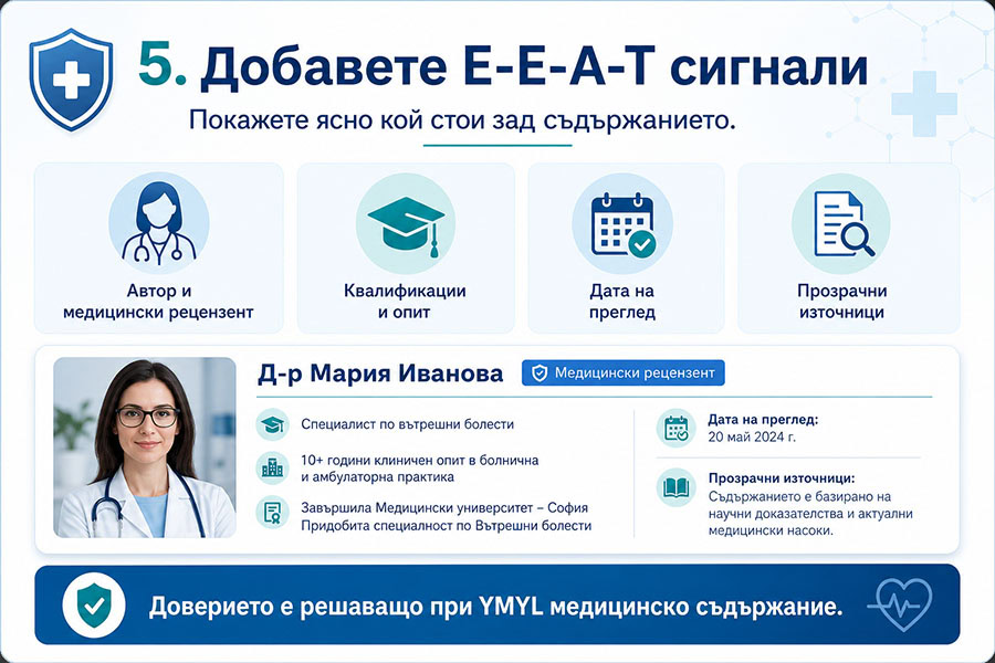 Добавете E-E-A-T сигнали, които читателите могат да проверят 12 Добавете E-E-A-T сигнали, които читателите могат да проверят