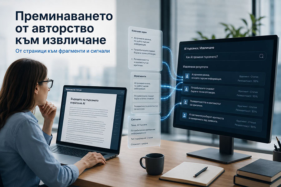 Преминаването от авторство към извличане 7 Преминаването от авторство към извличане